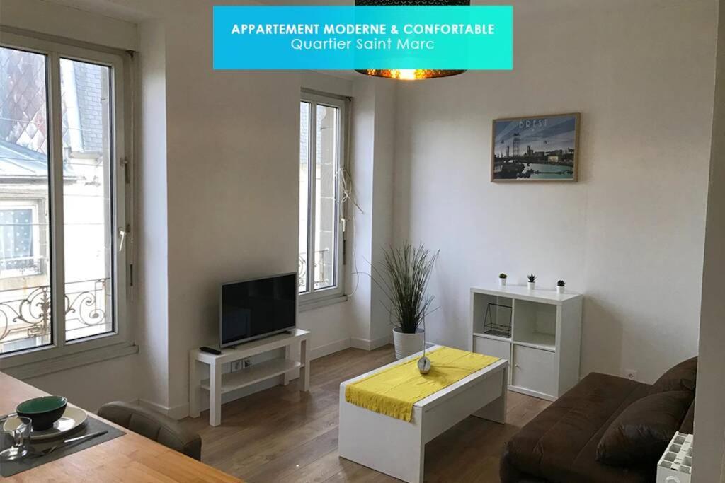 Gweladenn - Apprt Moderne Et Lumineux- Saint-Marc Apartman Breszt Kültér fotó